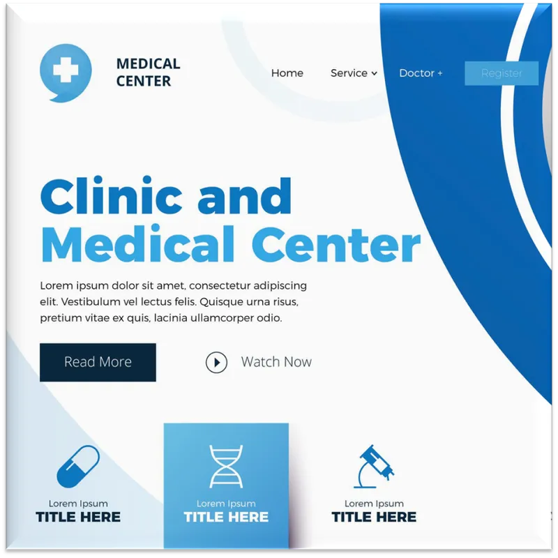 Secure professional website experience for a Canadian medical or services practice